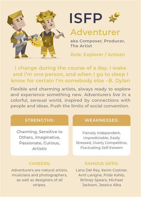 adventurer personality type.